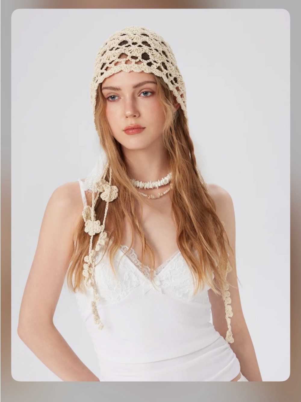 Cider trending BOWKNOT & TASSEL KNITTED HAT